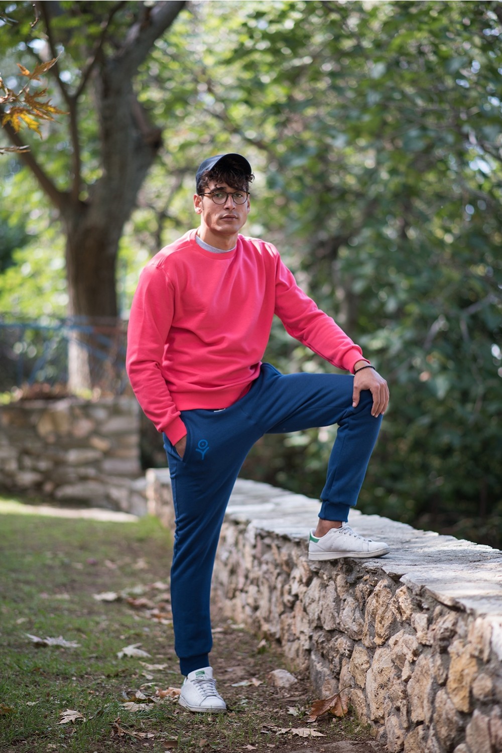 MEN'S LIGHT RASPBERRY CREWNECK SWEATSHIRT