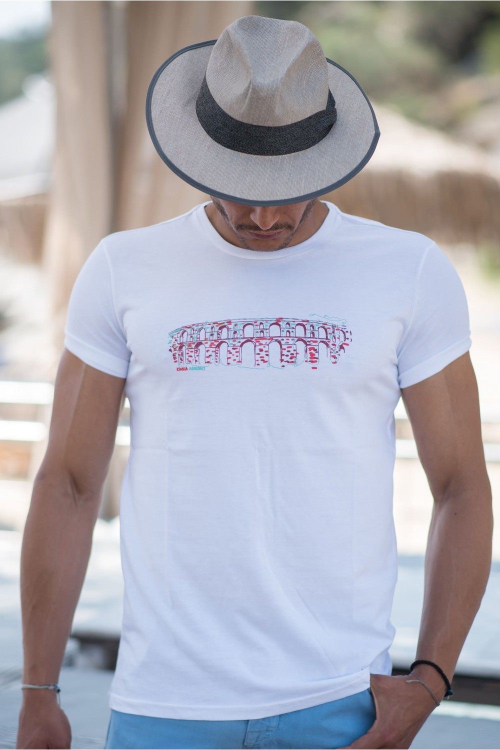 MEN'S T-SHIRT "CAMARES" WHITE