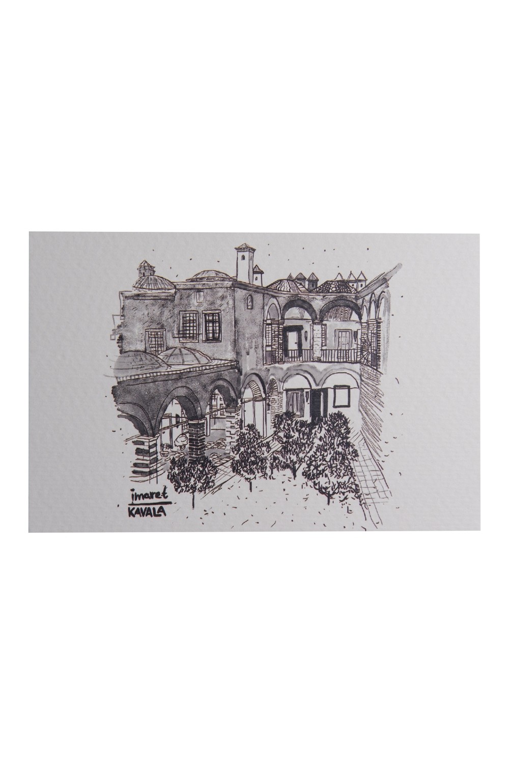 THE "IMARET" PAPER POSTCARD B&W