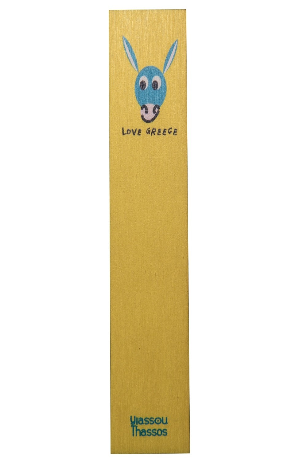 THE "DONKEY" WOODEN BOOKMARK YELLOW