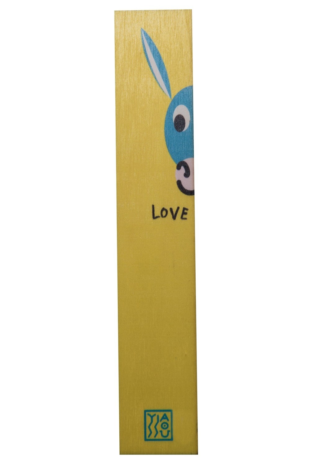 THE "HALF DONKEY" WOODEN BOOKMARK YELLOW