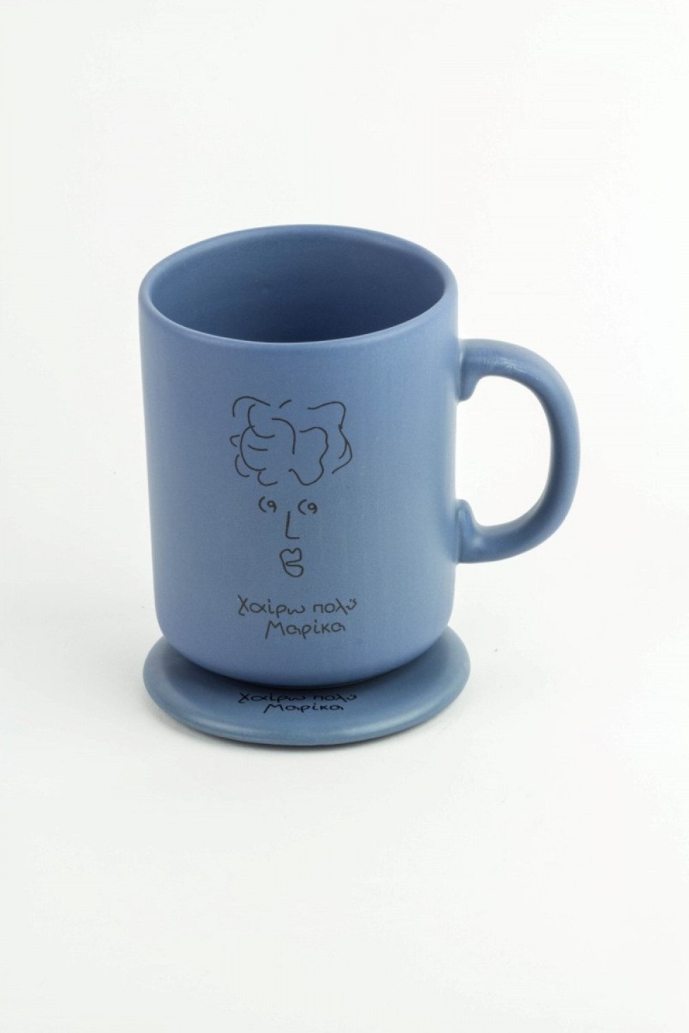 MEET MARIKA DEEP BLUE CERAMIC MUG 