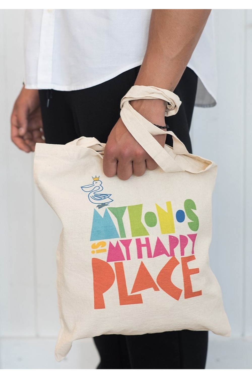 THE "HAPPY PLACE" SHOPPING BAG 
