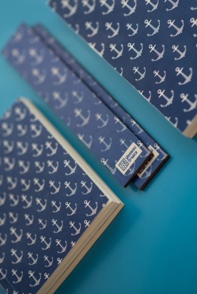 THE BLUE "ANCHOR" MINI NOTEBOOK