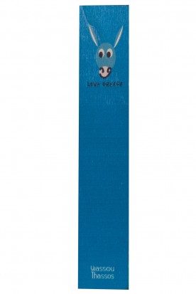 THE "DONKEY" WOODEN BOOKMARK BLUE