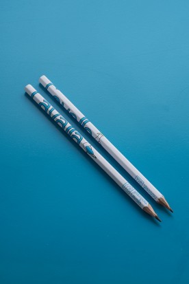 THE WHITE "CAVALLA" HANDMADE PENCIL 