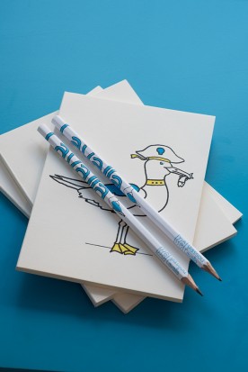 THE WHITE "CAVALLA" HANDMADE PENCIL 