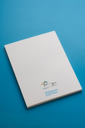 THE "SEAGULL" WHITE MINI NOTEBOOK