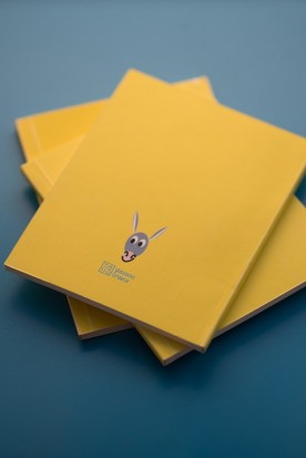 THE YELLOW "DONKEY" MINI NOTEBOOK