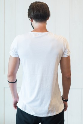 MEN'S T-SHIRT NEW CUT "MATI" WHITE